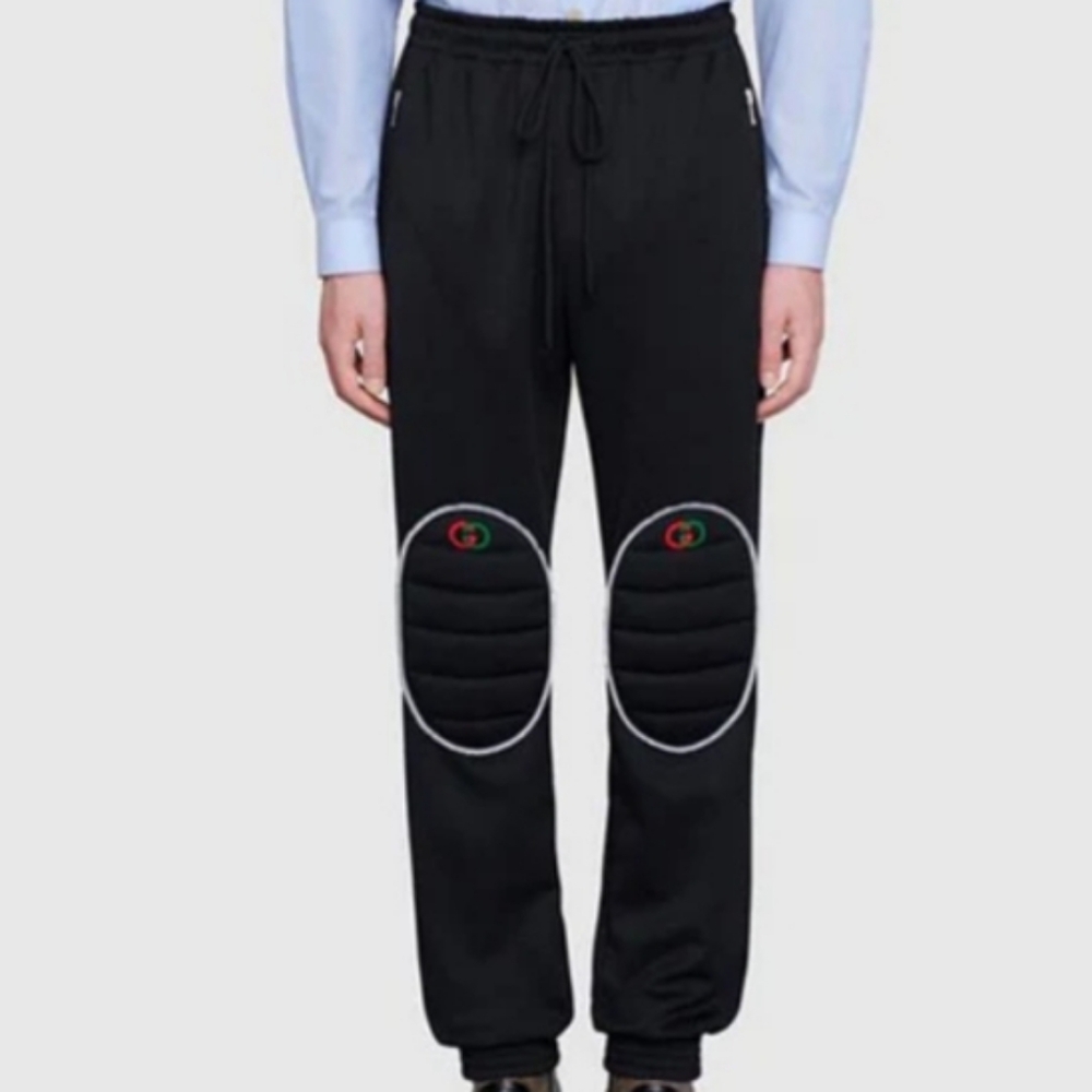 MEN'S GUCCI TECHNICAL JERSEY JOGGING PANTS